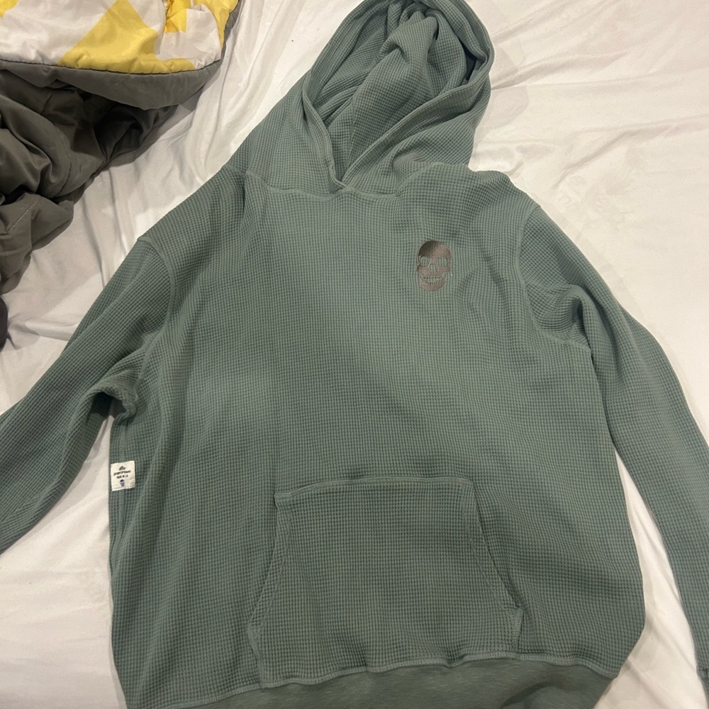 Men's Casual Green Hoodie Sweater